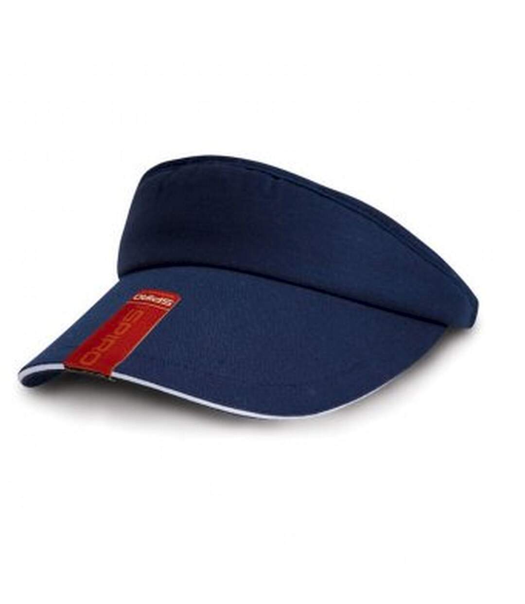 Result Headwear Unisex Herringbone Sun Visor (Navy/White) - UTPC2301