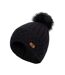 Womens/ladies Sherbet Beanie Black Trespass-1