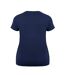 T-shirt Motif/style Uni Femme Bleu Marine Slazenger-2