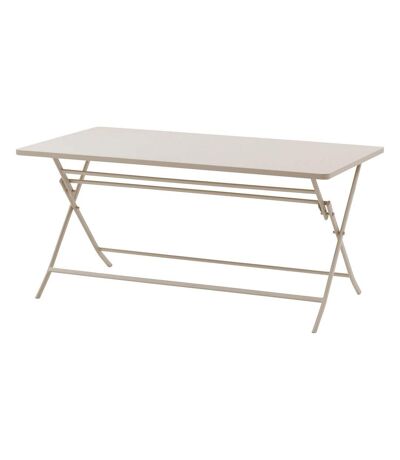 Table de jardin pliante rectangulaire 6 places GREENSBORO - Argile