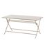 Table de jardin pliante rectangulaire 6 places GREENSBORO - Argile-1