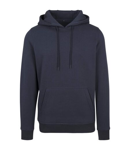 Build Your Brand Mens Heavy Pullover Hoodie (Navy)