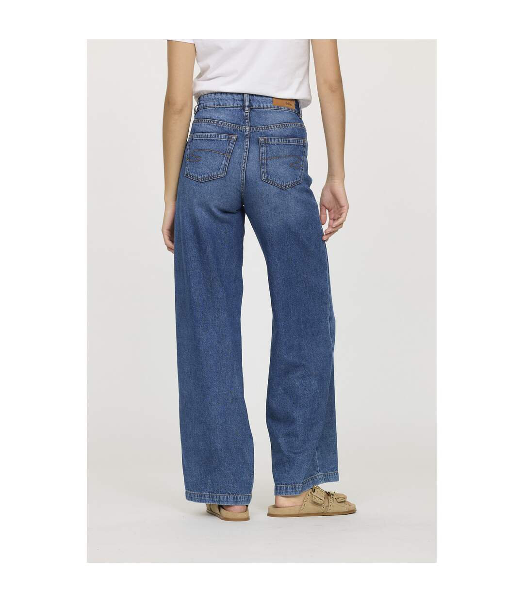 Jean coton wide leg LC171-3