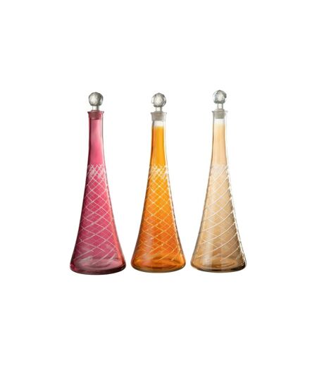 Carafe en Verre Tiges Anastasia 42cm Rouge