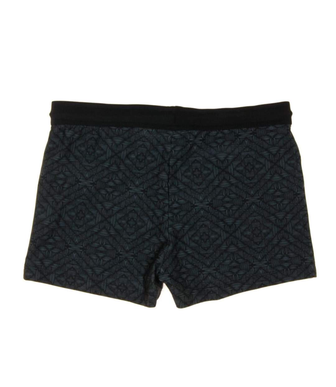 Maillot de bain noir/bleu homme sun project floral print - l-2