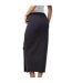 Womens/ladies Knotted Regular Maxi Skirt Obsidian Black Noisy May-3