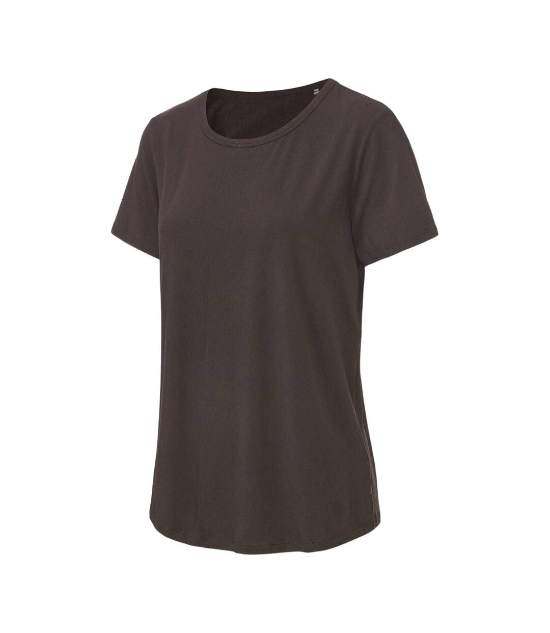 Womens/ladies Essential T-shirt Brown LA Gear-3