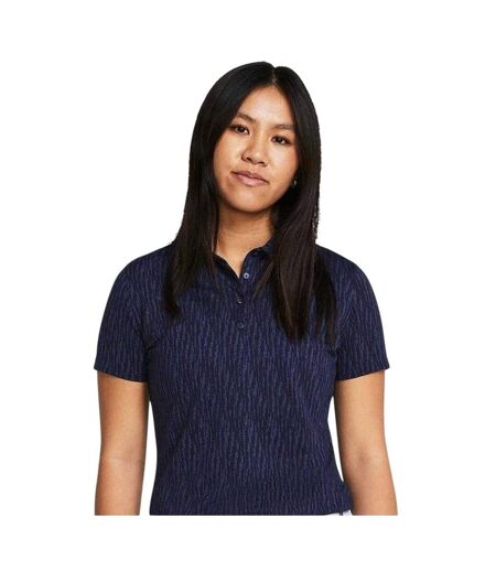 Womens/ladies Playoff 3.0 Jacquard Polo Shirt Blue Under Armour