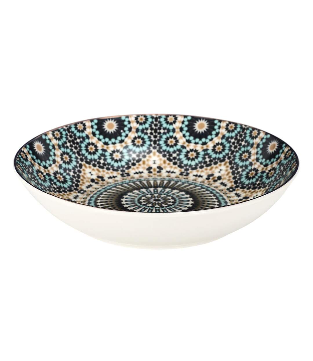 Lot de 6 Assiettes Creuses Noura 20cm Multicolore-2