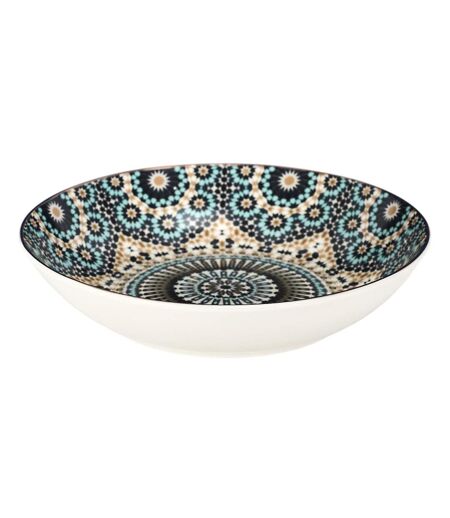 Lot de 6 Assiettes Creuses Noura 20cm Multicolore