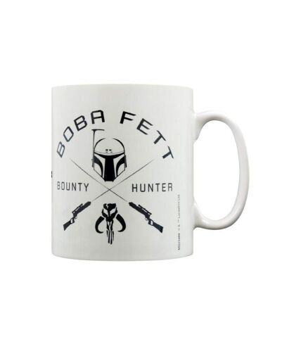 Star Wars Symbol Boba Fett Mug (White/Black) (One Size) - UTPM1496