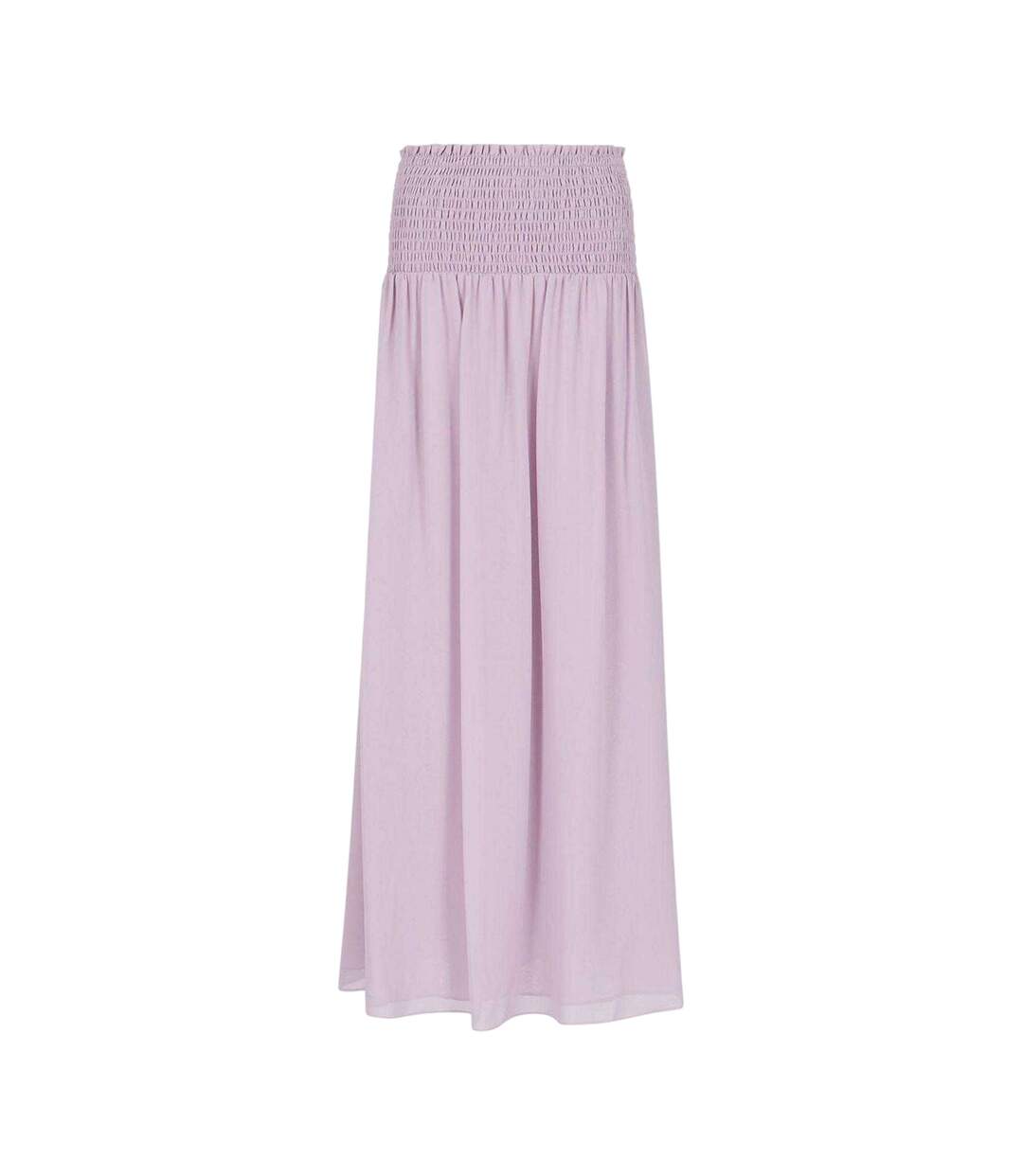 Womens/ladies High Waist Maxi Skirt Lilac Emporio Armani EA7-2
