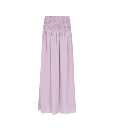 Womens/ladies High Waist Maxi Skirt Lilac Emporio Armani EA7