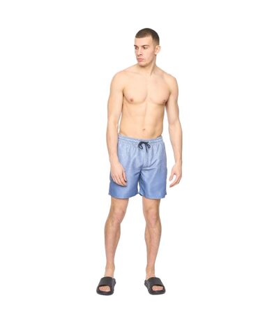 Short De Bain Layotta Homme Bleu Denim Crosshatch