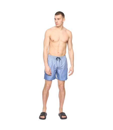 Short De Bain Layotta Homme Bleu Denim Crosshatch
