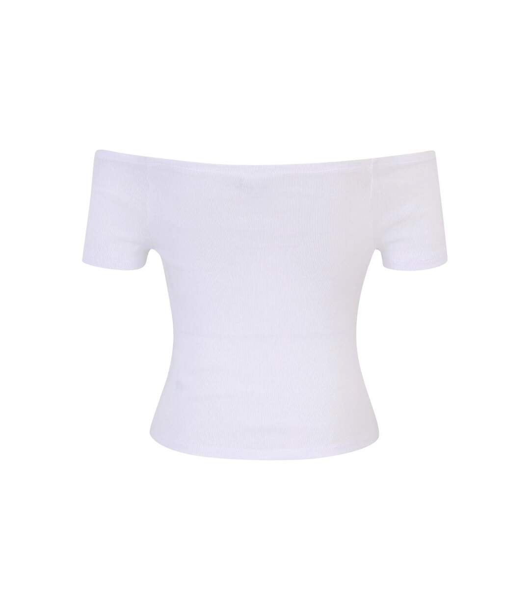 T-shirts Motif/style Côtelé Femme Blanc Olive Urban Classics-3