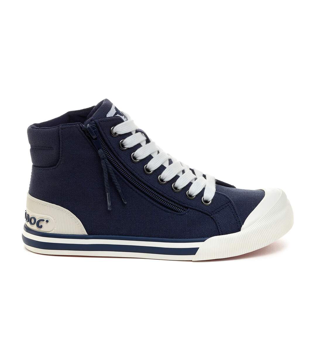 Baskets jazzin hi femme bleu marine Rocket Dog-4