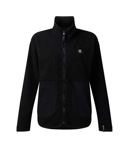 Womens/ladies Zephyr Borg Fleece Jacket Black Dare 2B