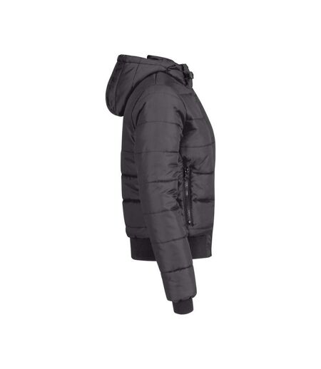 Veste Matelassée Femme Gris Foncé Néon Uni B&C