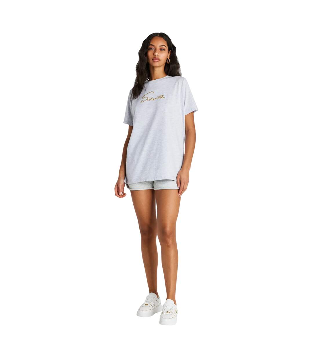 T-shirt femme blanc SikSilk-4