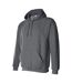 Sweat À Capuche Adulte Gris Foncé Chiné Gildan-3
