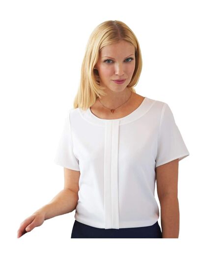 Blouse Manches Courtes Felina Femme Blanc Brook Taverner