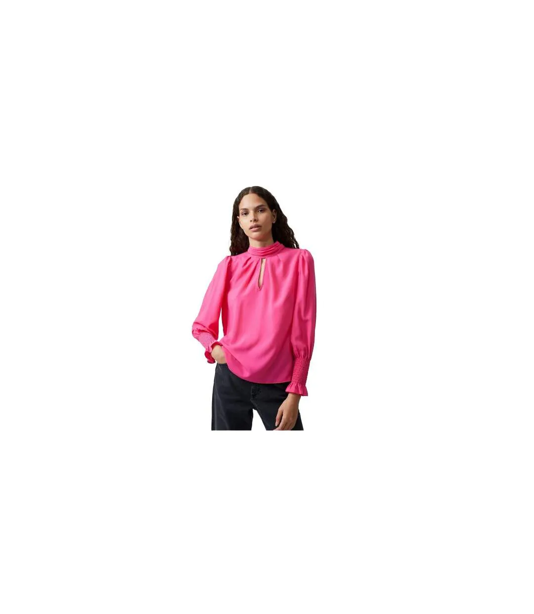 Blouse Femme Rose Lumineux French Connection-1