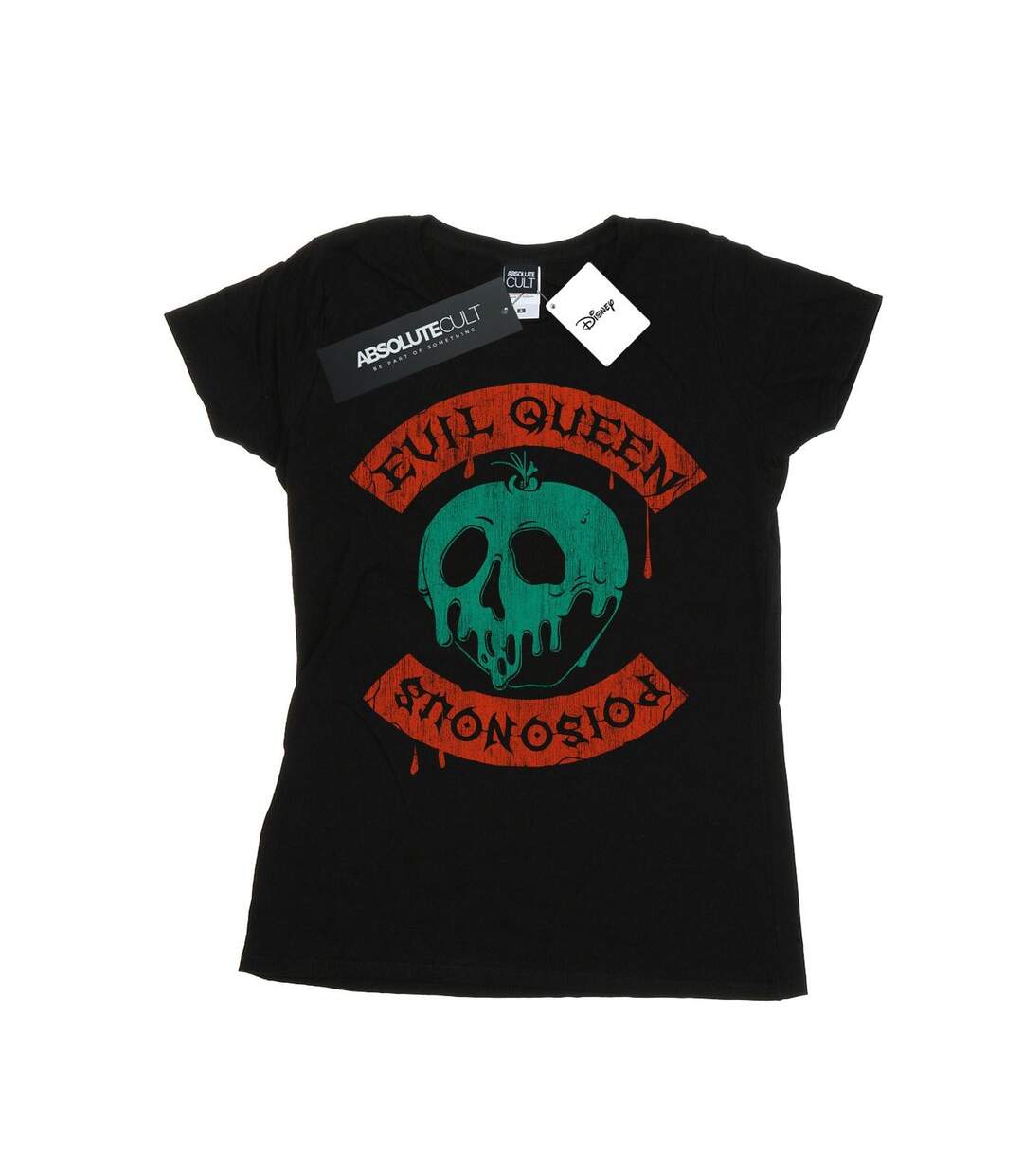 Disney Femme/Les femmes - T-shirt en coton avec tête de mort empoisonnée (Noir) - UTBI44517-1