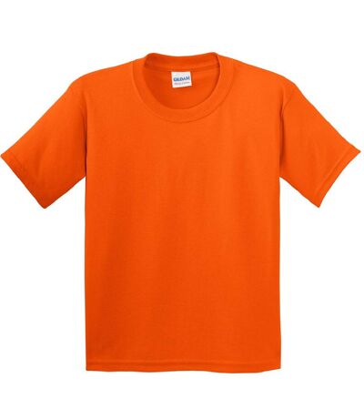 Youth Unisex Heavy Cotton T-shirt Orange Gildan