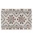 Tapis Déco à Motifs Saharienne 60x110cm Beige-1