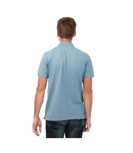 Polo manches courtes homme bleu clair Timberland