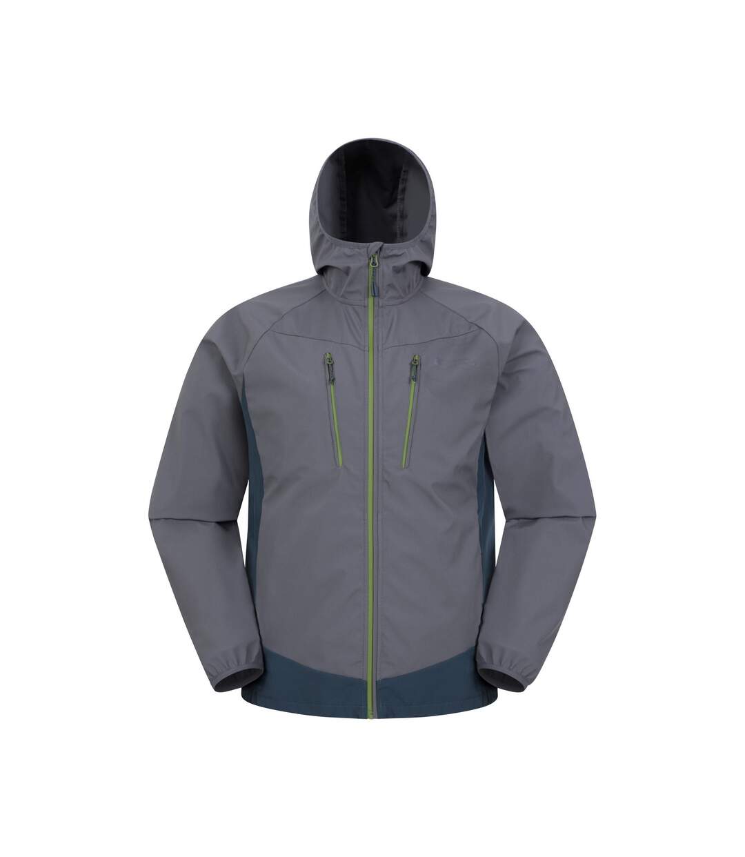 Mens Ambit Lightweight Soft Shell Jacket Dark Grey Mountain Warehouse-1