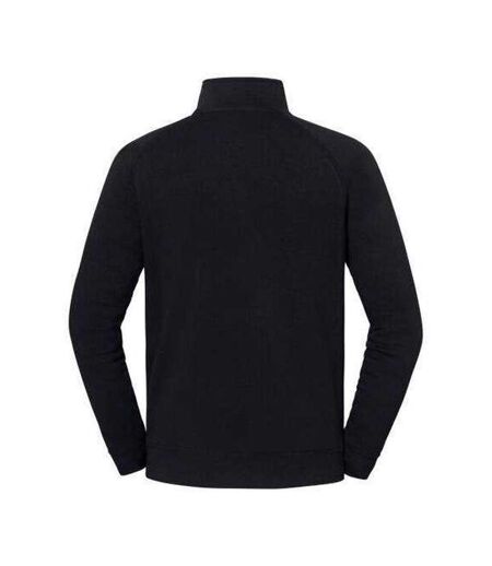 Sweat Uni Col Montant Zippé Iconic Premium Homme Noir Fruit Of The Loom