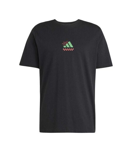 T-shirt Motif/style Pizza Homme Noir Adidas