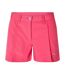 Womens/ladies Embroidered Logo Golf Shorts Pink Puma-1