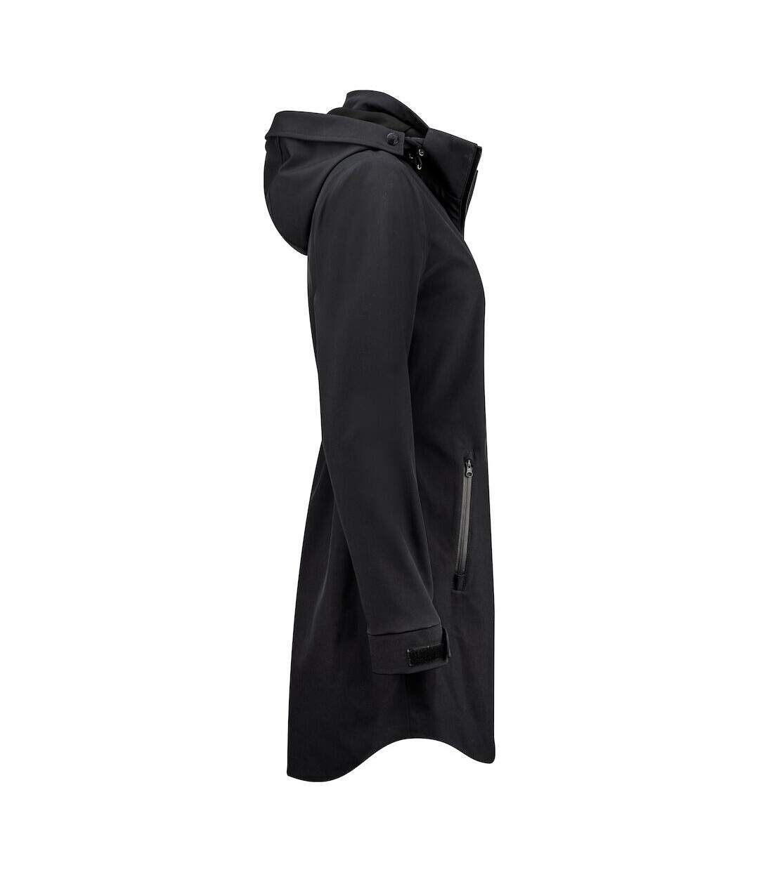 Womens/ladies Wedderburn Waterproof Jacket Black Cutter & Buck-4