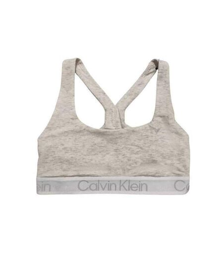 Brassière De Sport Femme Gris Chiné Calvin Klein