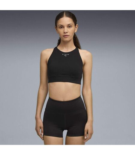 Womens/ladies Hyrox Shapeluxe Sports Bra Black Puma