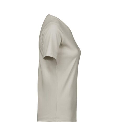 Womens/ladies Interlock T-shirt Cement Tee Jays