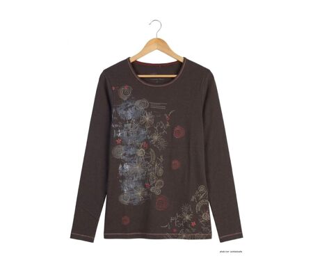 Tee-shirt MAYFLOWER DISCO2T à manches longues : le confort du pur coton stylé