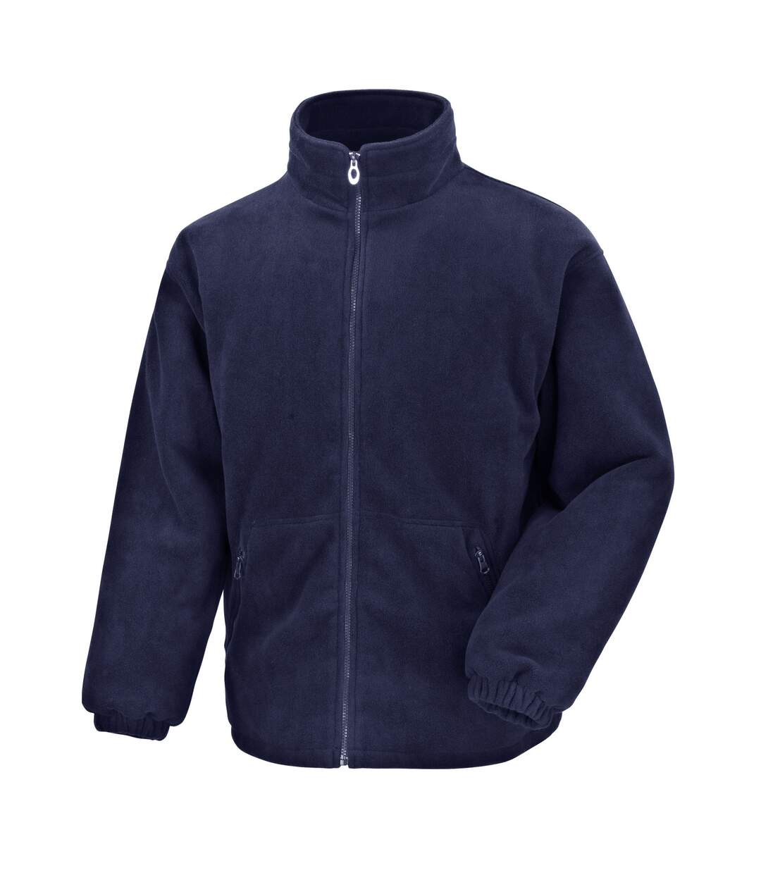 Mens quilted polartherm padded fleece jacket navy Result Core-1