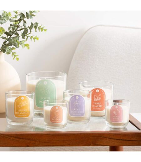 Bougie Parfumée en Verre Floa 115g Pêche