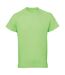 Mens panelled short sleeve t-shirt lightning green Tri Dri