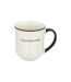 Lot de 6 Mugs Alix 38cl Blanc & Noir-2