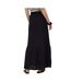 Jupe longue noire femme vero moda pretty - l-2