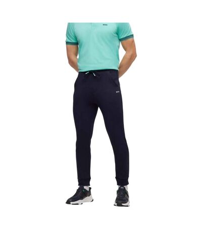 Mens Hadiko 1 Tracksuit Bottoms Dark Blue Boss