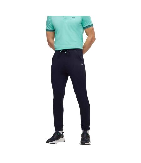 Mens Hadiko 1 Tracksuit Bottoms Dark Blue Boss