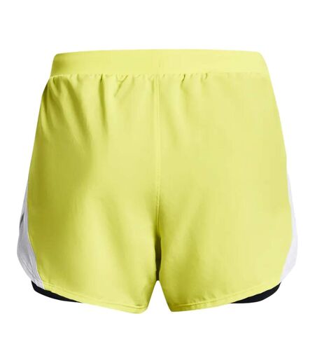 Short fly by 2.0 femme jaune Under Armour