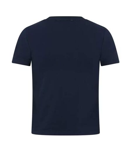 Womens/ladies Script Logo T-shirt Navy Tommy Hilfiger