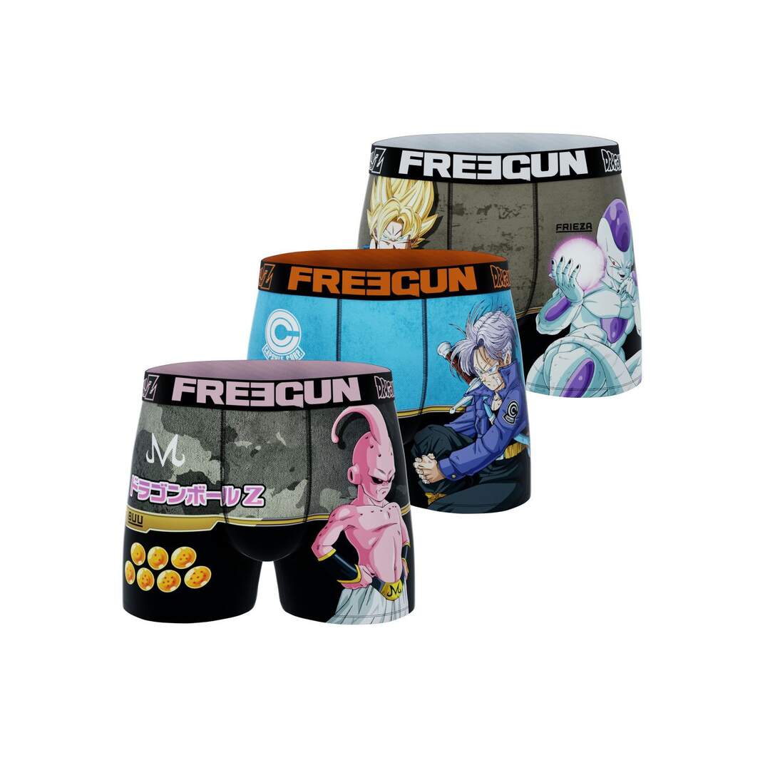 Lot de 3 boxers homme Dragon Ball Z Freegun